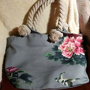 Floral Print Tote